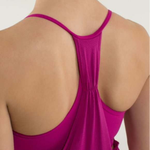 EUC Lululemon No Limits Tank in Raspberry Size 4 - Picture 9 of 9